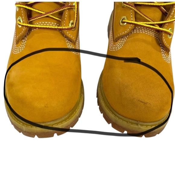 Timberland Womens Premium 6” Boots Waterproof Wheat Nubuck - Picture 9 of 14